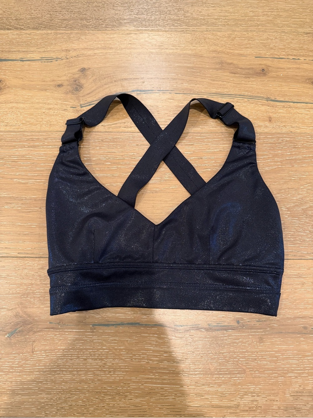 BuffBunny Black Crisscross Sports Bra